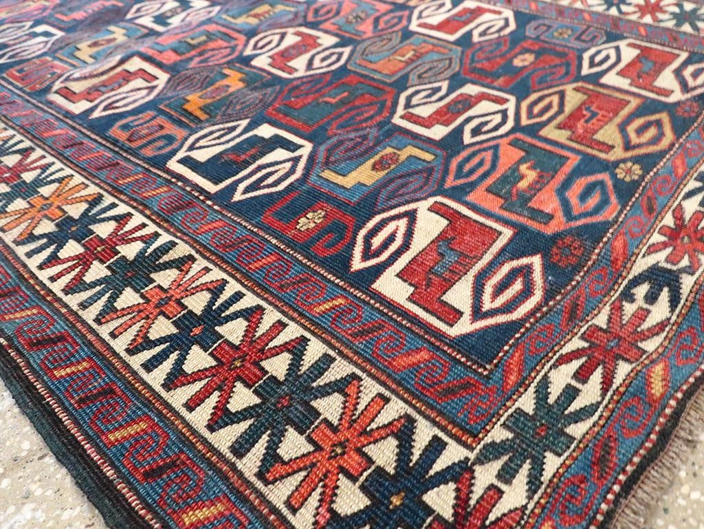 Galerie Shabab Collection Early 20th Century Caucasian Kuba Throw Rug - 6