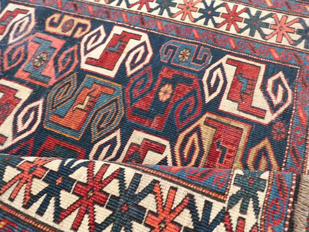 Galerie Shabab Collection Early 20th Century Caucasian Kuba Throw Rug - 7
