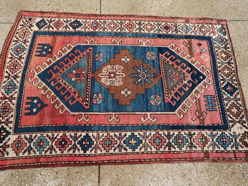 Galerie Shabab Collection Early 20th Century Turkish Anatolian Throw Rug - 4