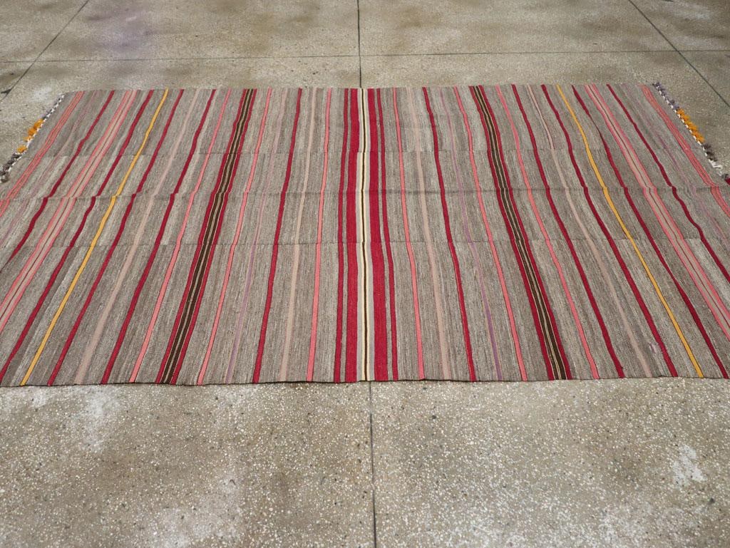 Galerie Shabab Collection Mid-20th Century Turkish Flat-Weave Kilim Rug - 6