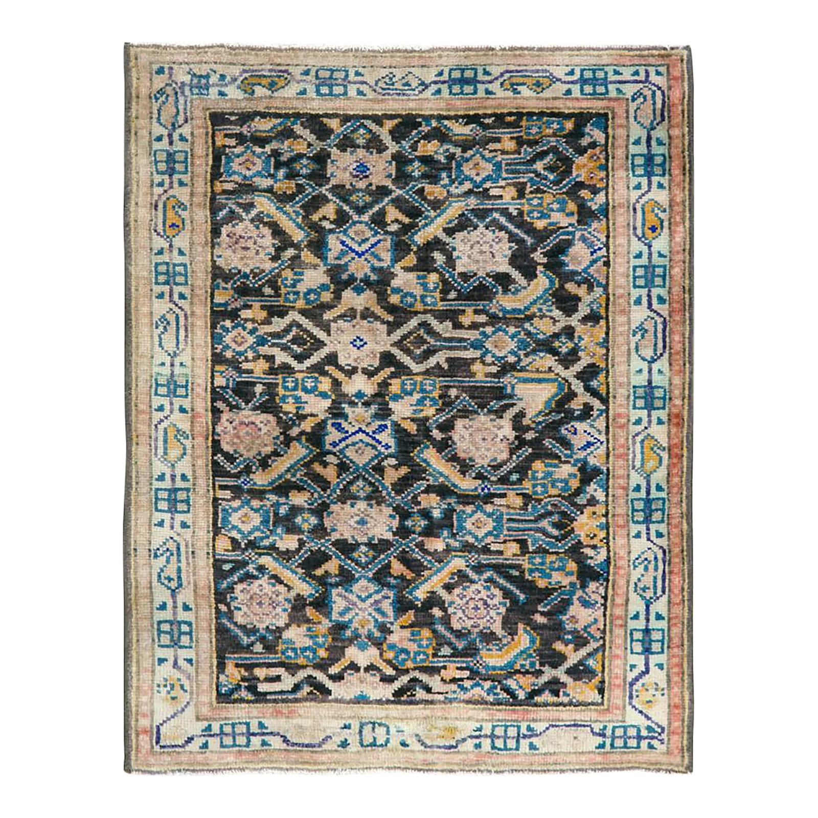 Galerie Shabab Collection Early 20th Century Persian Tabriz Rug: An antique Persian Tabriz rug from the early 20th century. Condition: Alterations: Original Condition Unaltered Imperfections: Some Imperfections Condition Notes: Excellent Materials & Techniques: