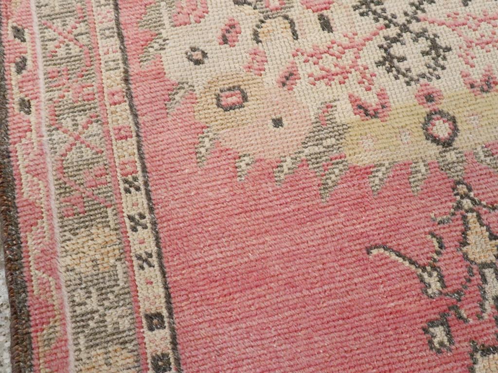 Galerie Shabab Collection Mid-20th Century Turkish Oushak Throw Rug - 3