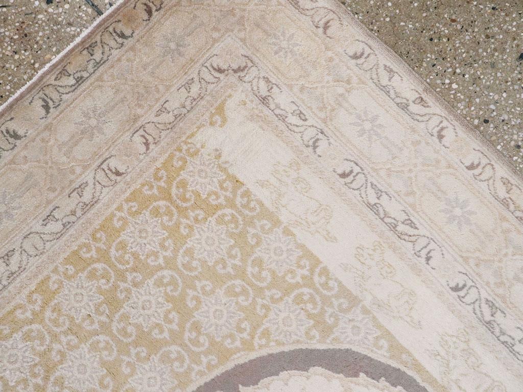 Galerie Shabab Collection Early 20th Century Persian Tabriz Pictorial Rug - 5