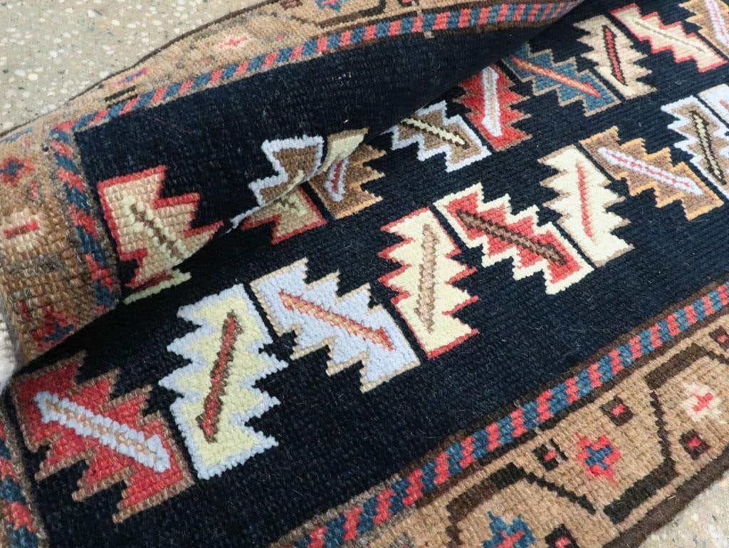 Galerie Shabab Collection Mid-20th Century Handmade Persian Hamadan Small Throw Rug - 7