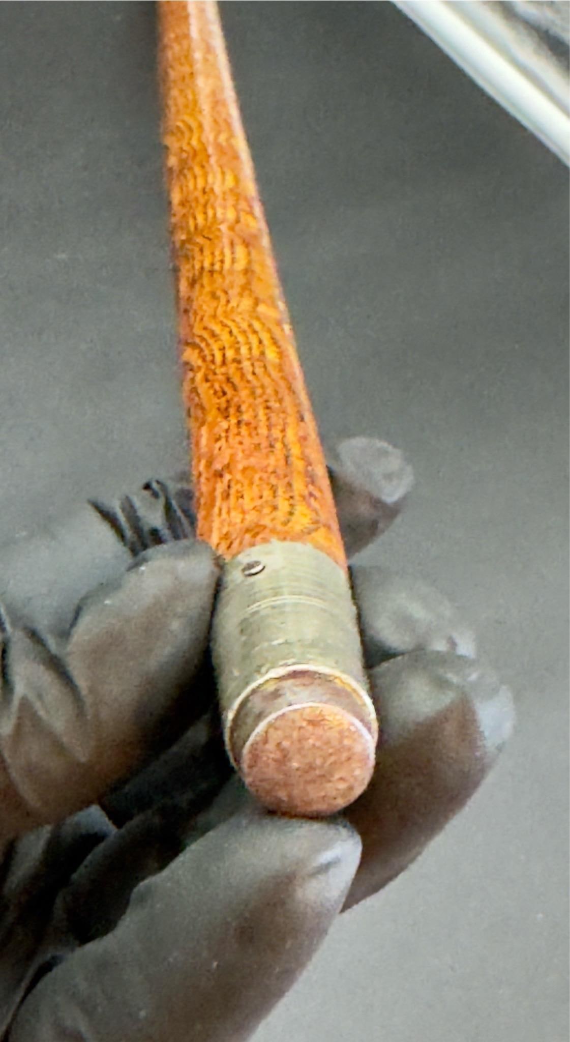 Antique Victorian Silver Mounted Walking Stick - 17