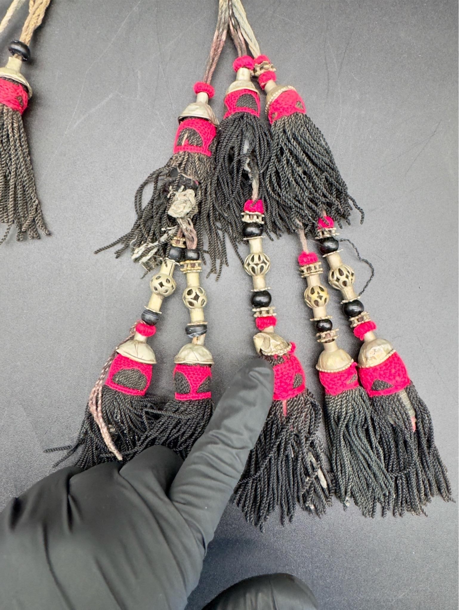 Antique Uzbek "Sequsha" Tassel, 19th C Uzbekistan - 4