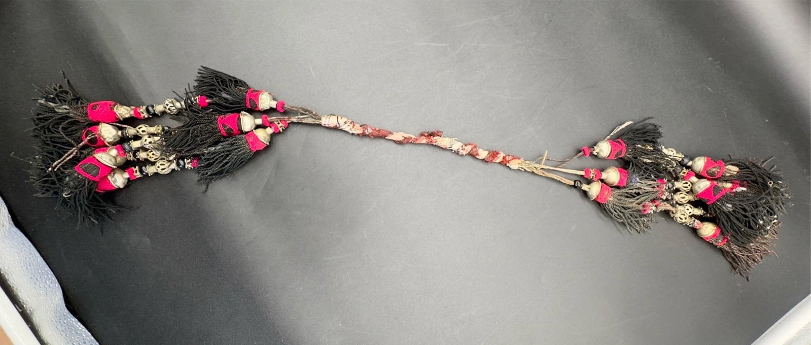 Antique Uzbek "Sequsha" Tassel, 19th C Uzbekistan - 5