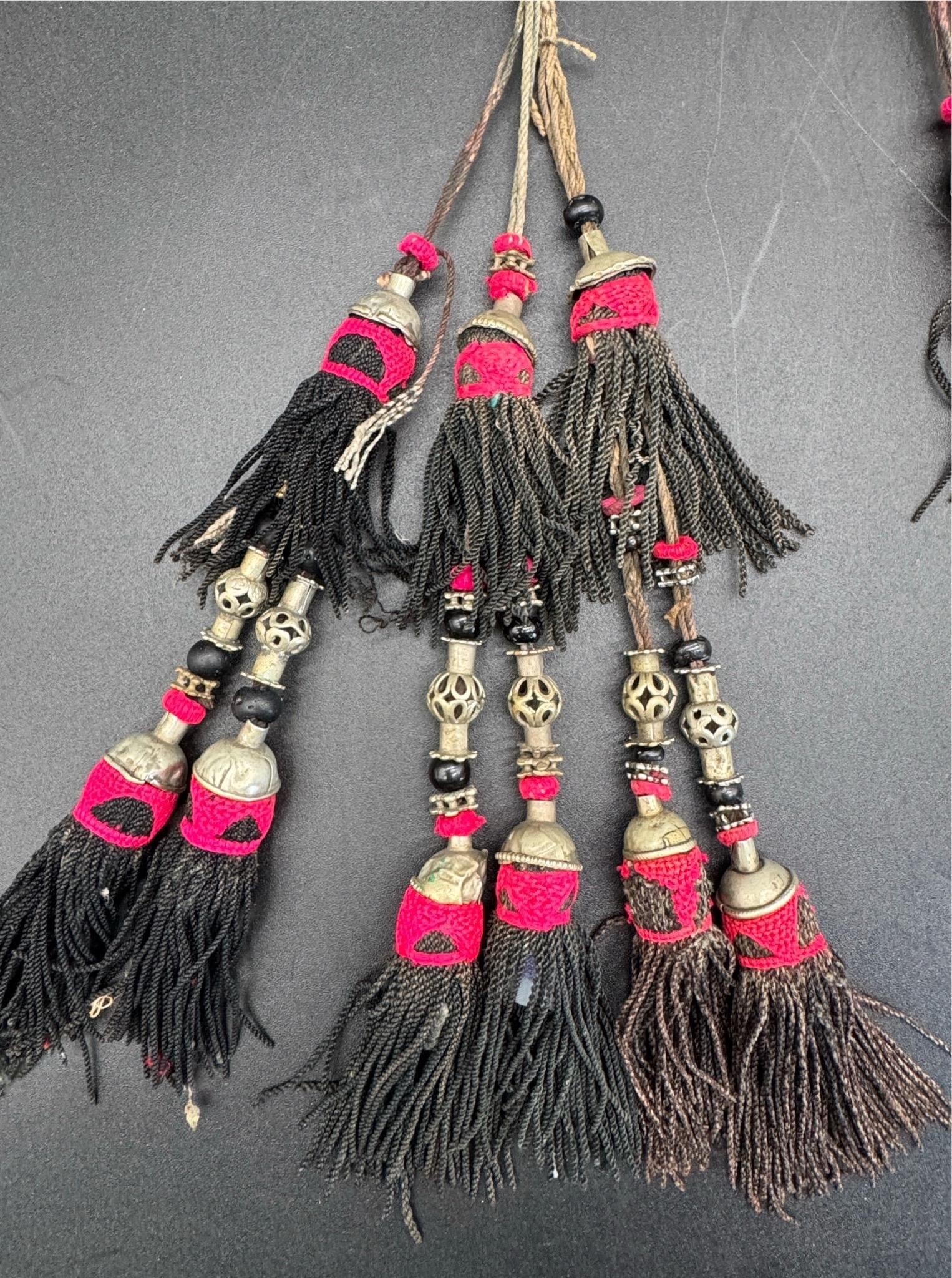Antique Uzbek "Sequsha" Tassel, 19th C Uzbekistan - 6
