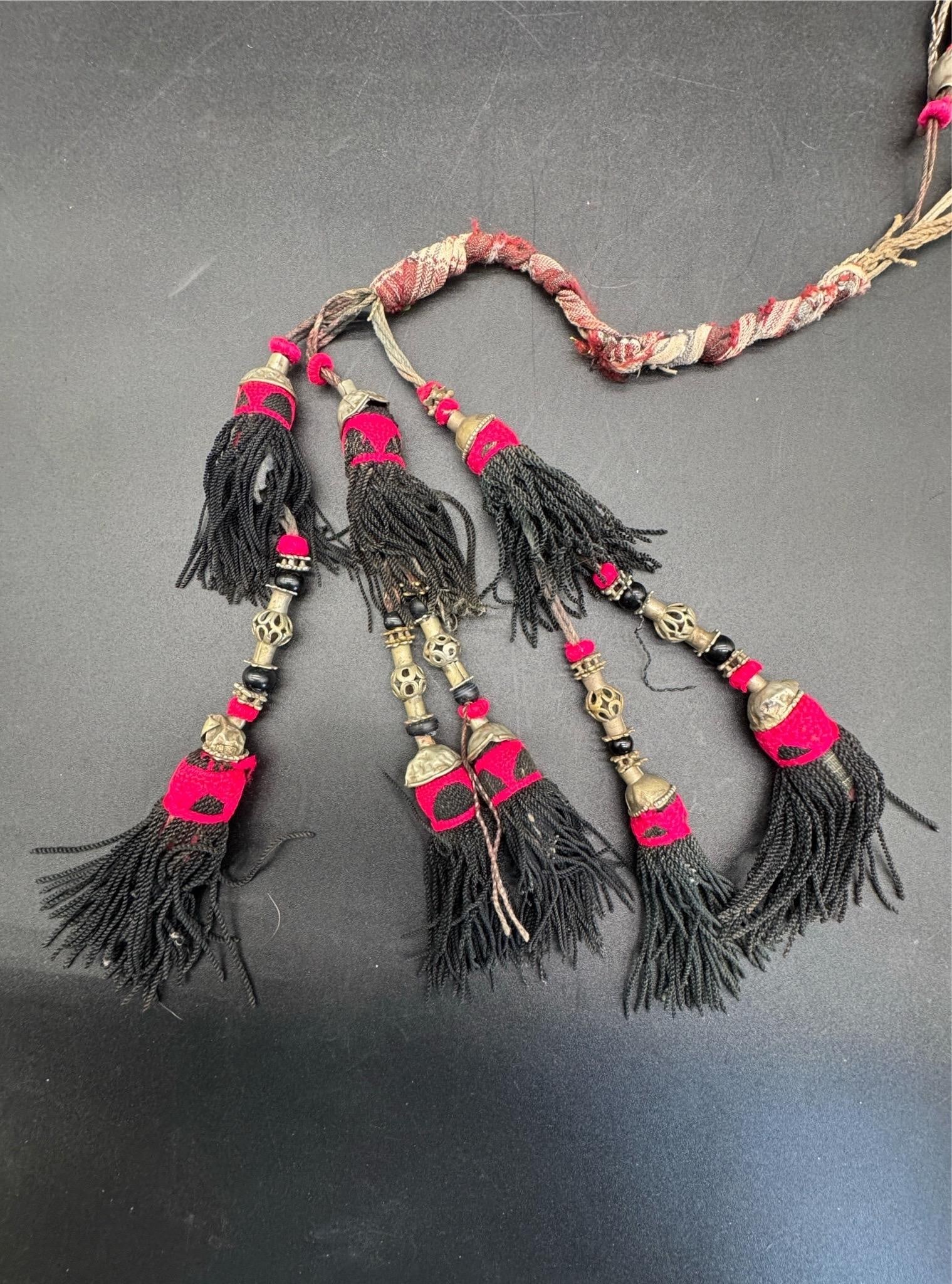 Antique Uzbek "Sequsha" Tassel, 19th C Uzbekistan - 8