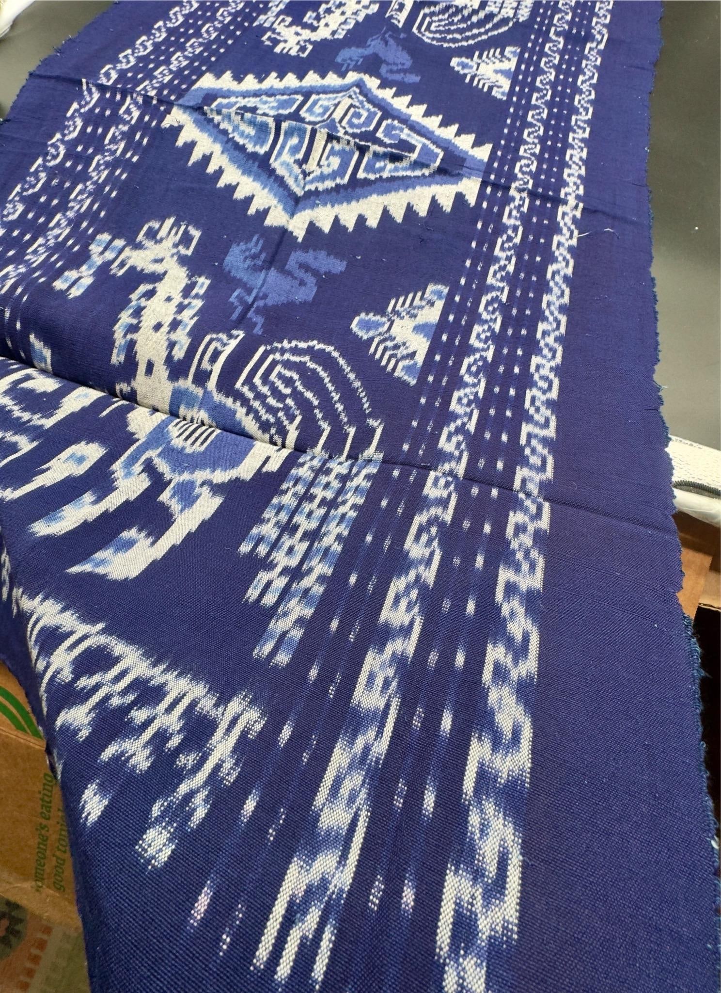 Sumba Island Indigo Textile, Sumba Warp Ikat - 3