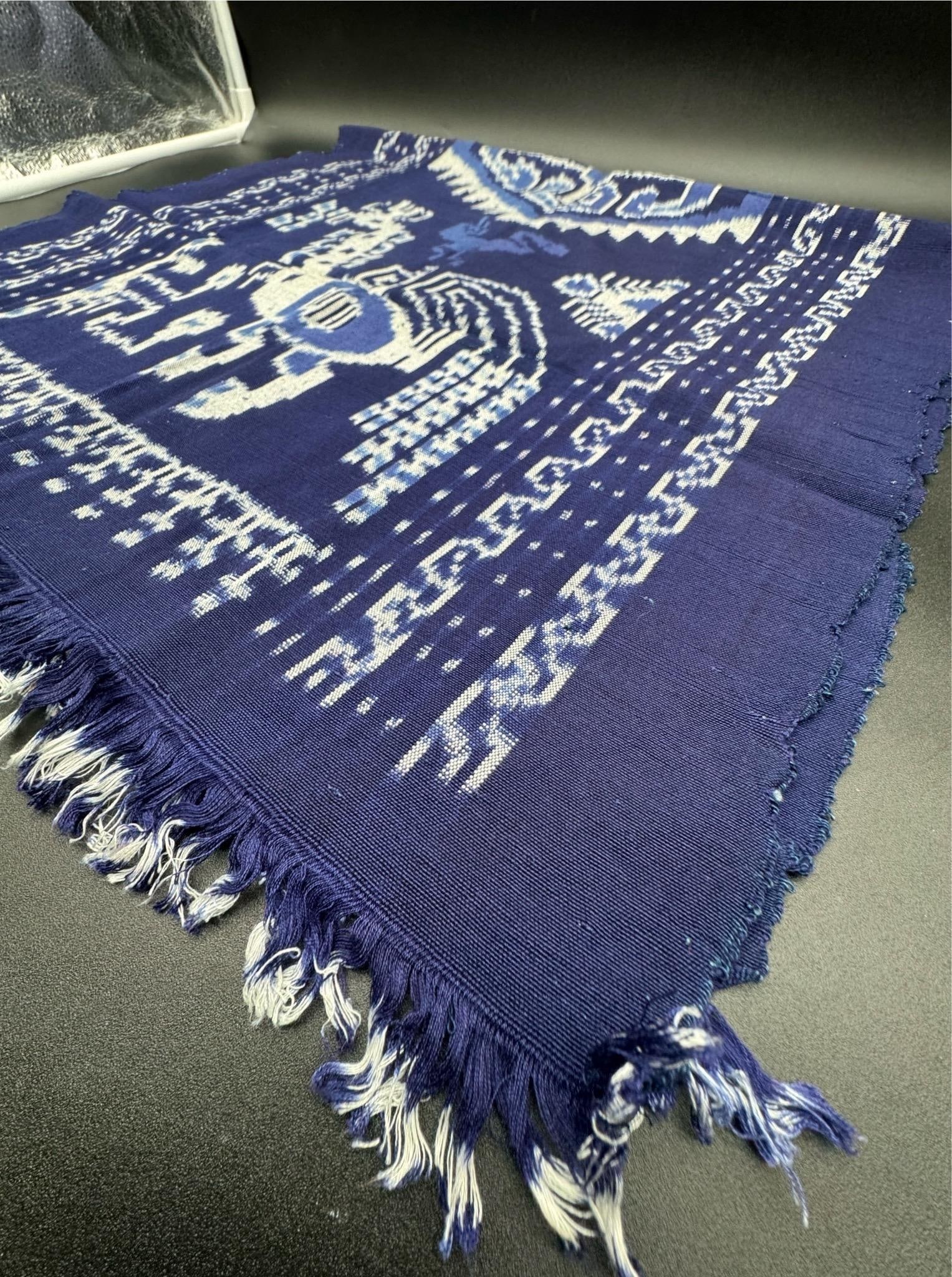 Sumba Island Indigo Textile, Sumba Warp Ikat - 4