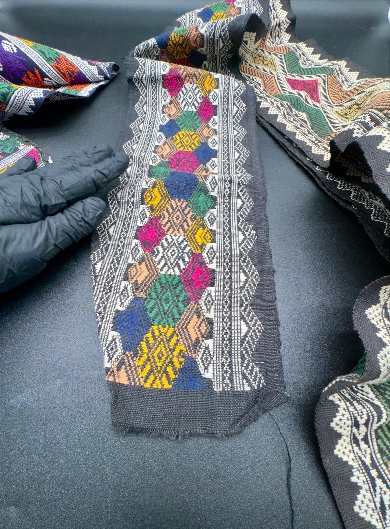 Laos Hand-Woven Textiles, 4 Total - 10