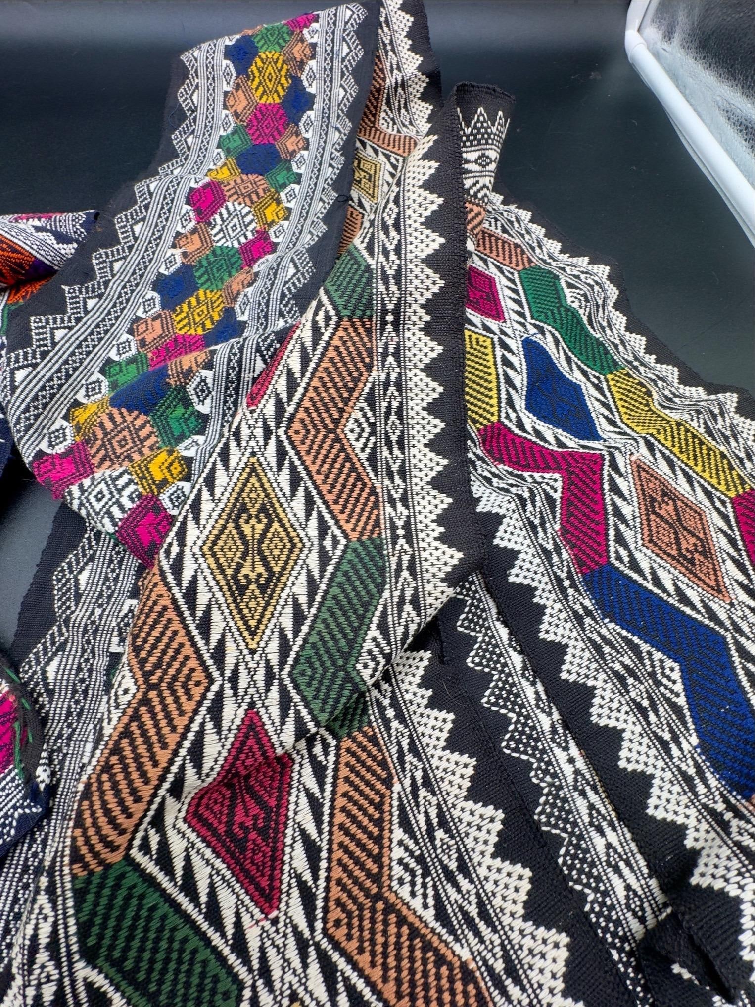 Laos Hand-Woven Textiles, 4 Total - 12