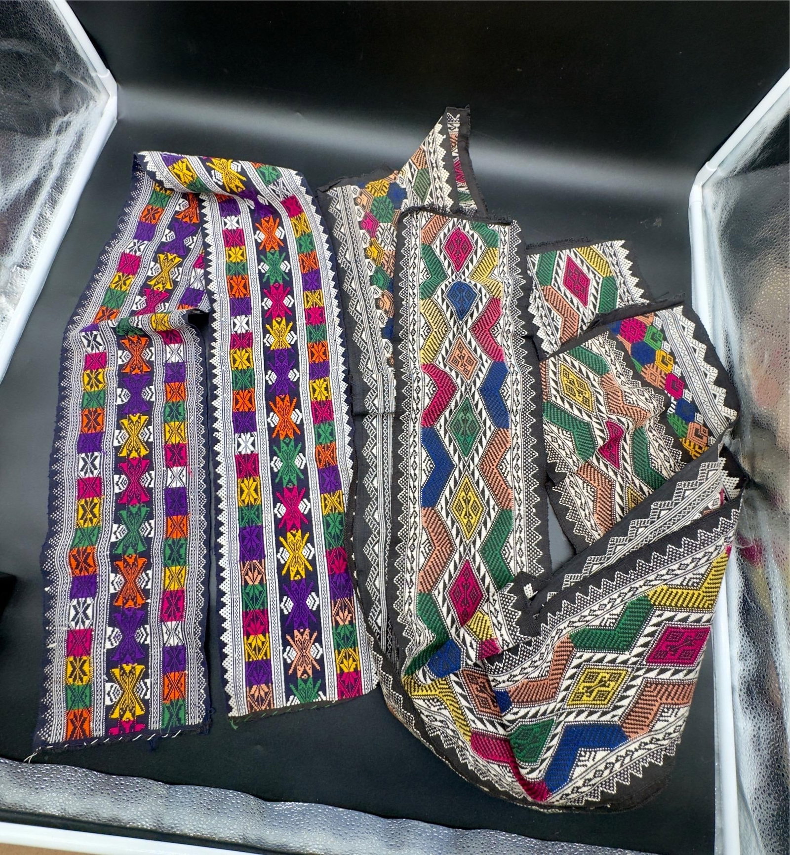 Laos Hand-Woven Textiles, 4 Total - 13
