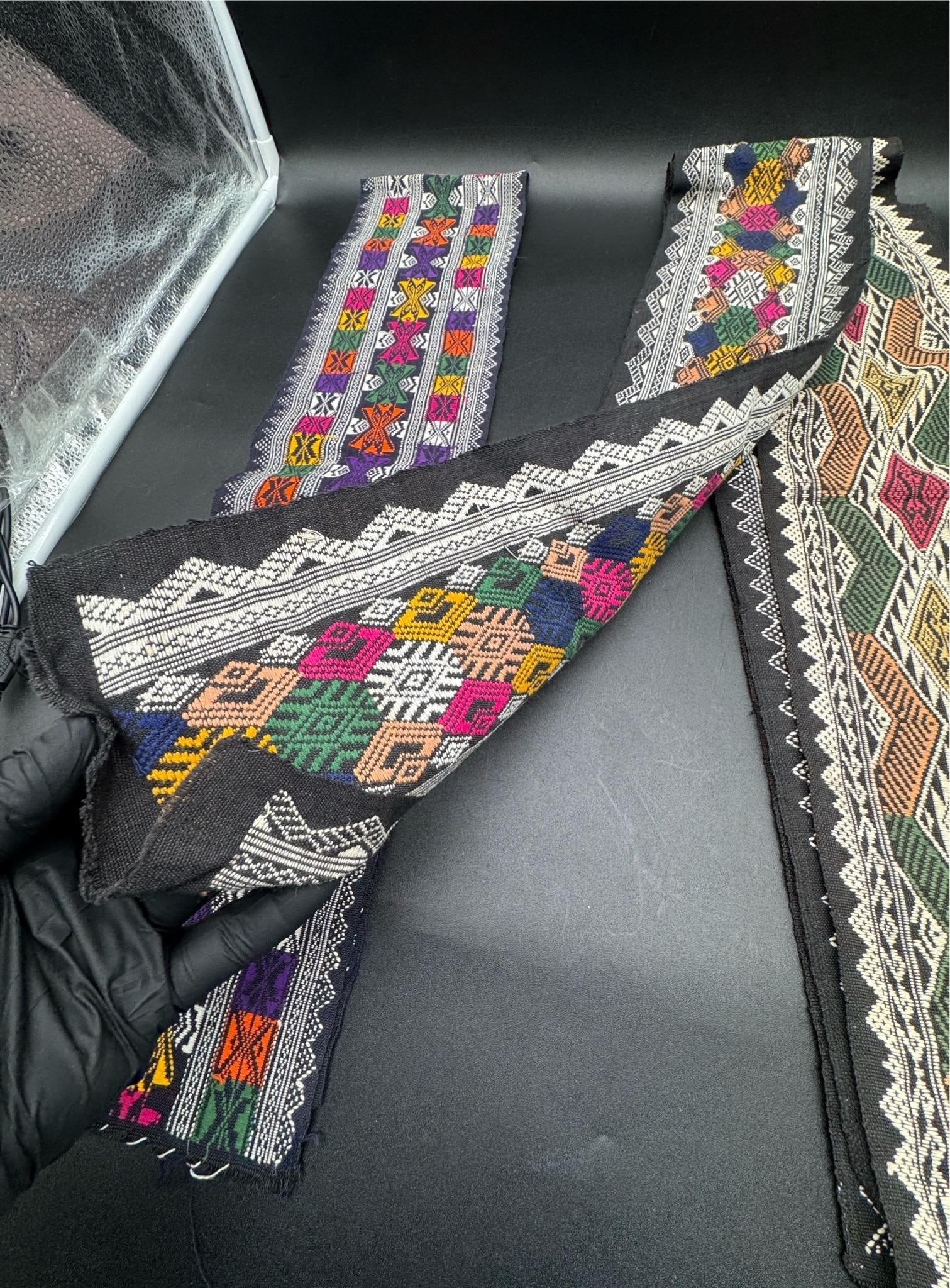 Laos Hand-Woven Textiles, 4 Total - 3