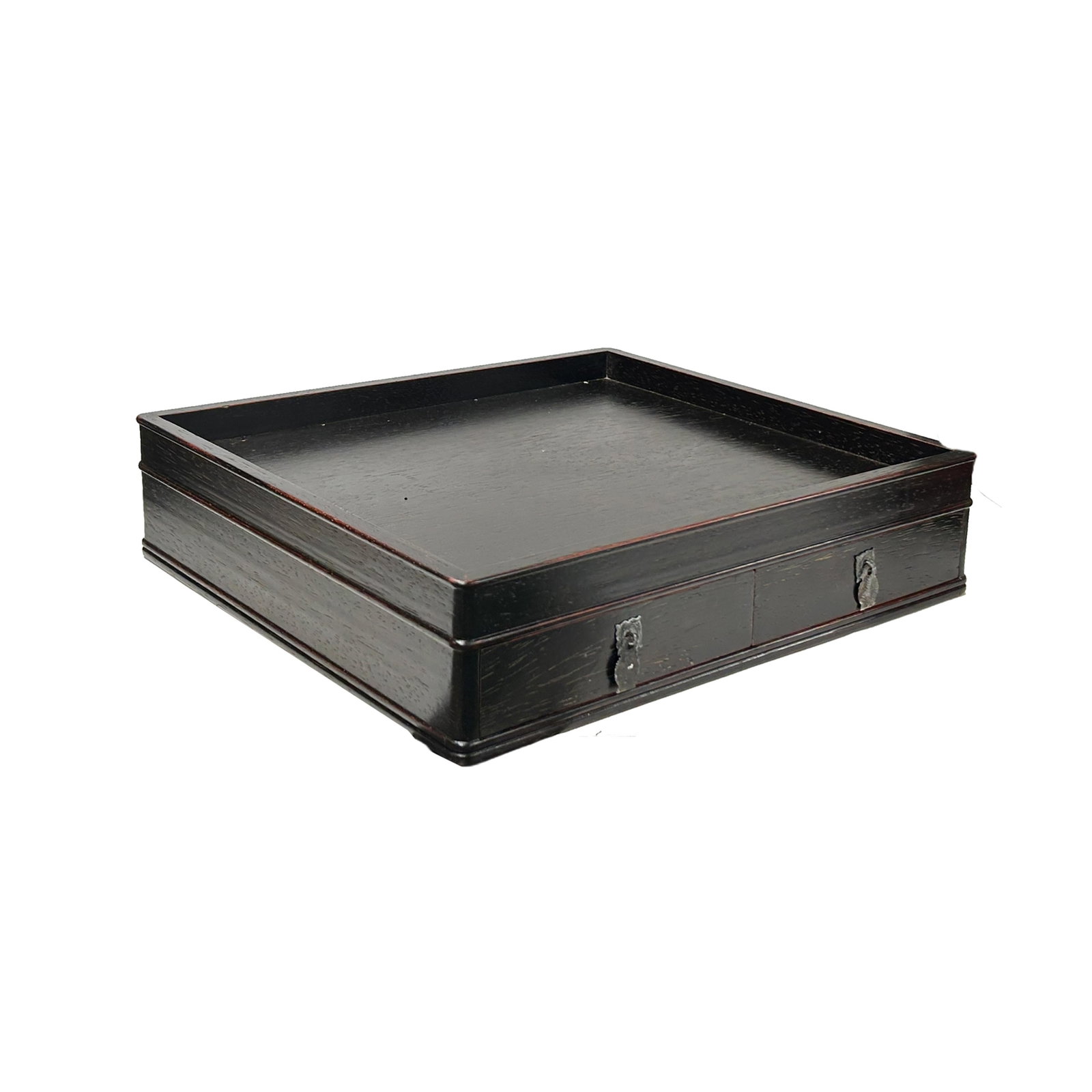 Oriental Small Drawers Dark Brown Rectangular Accent Treasure Chest Box - 2