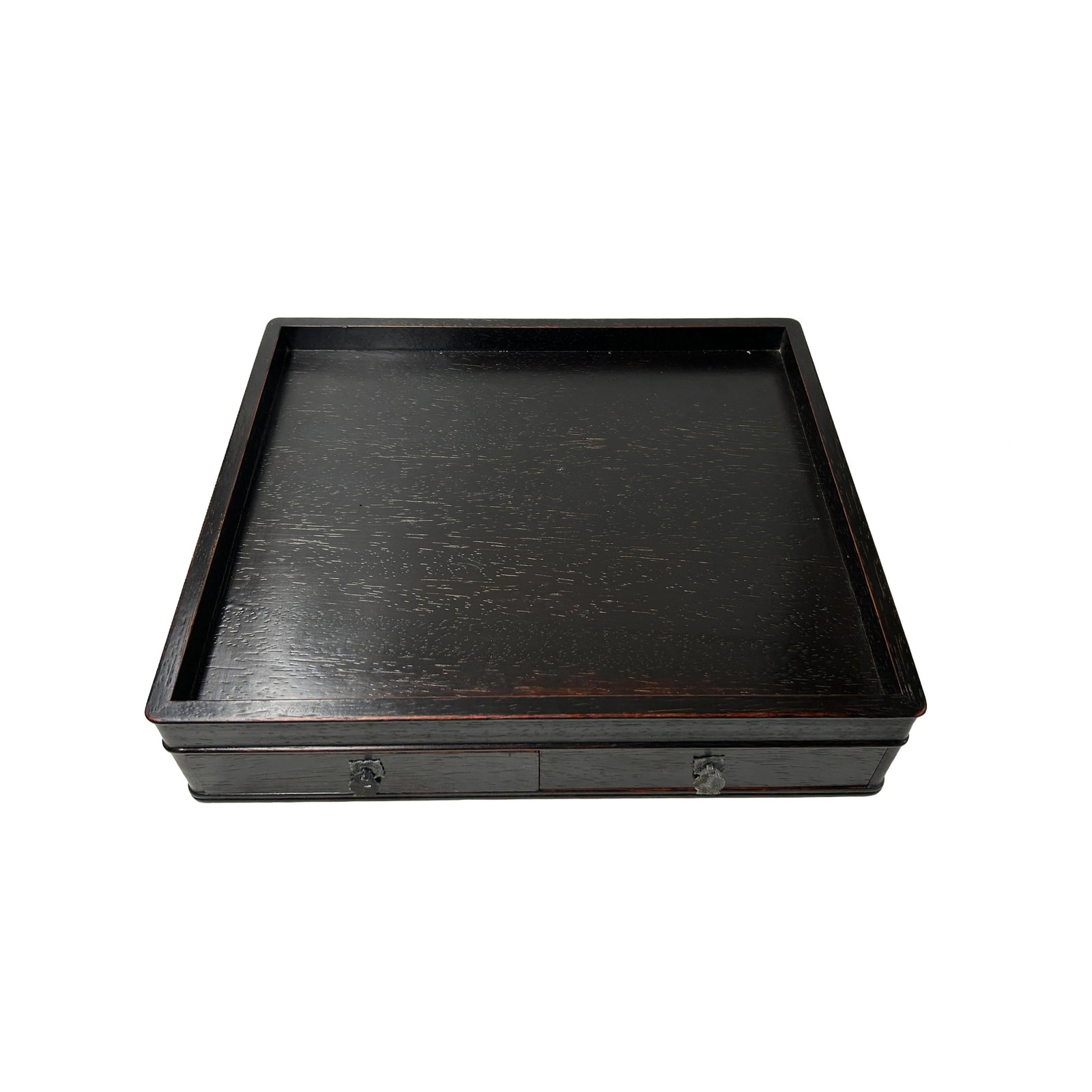 Oriental Small Drawers Dark Brown Rectangular Accent Treasure Chest Box - 6