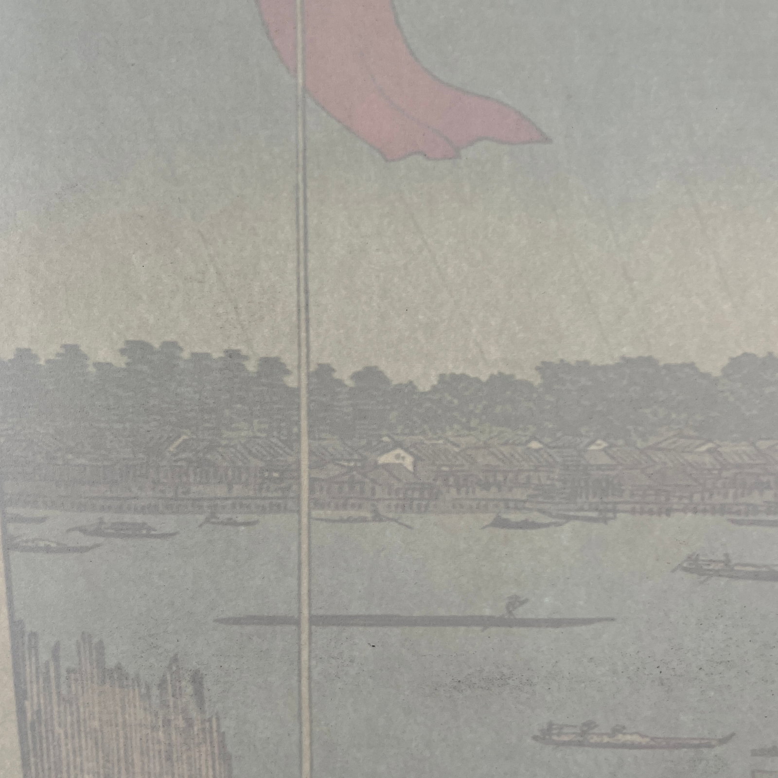 Mid 20th Century Hiroshige: Komagata Hall and Azuma Bridge - High-Quality Woodblock Reproduction - 6