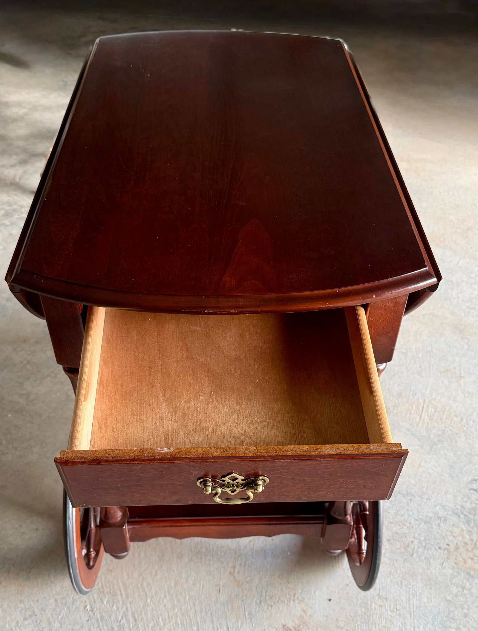 Tea Trolley With Drop Leaf Sides - 2