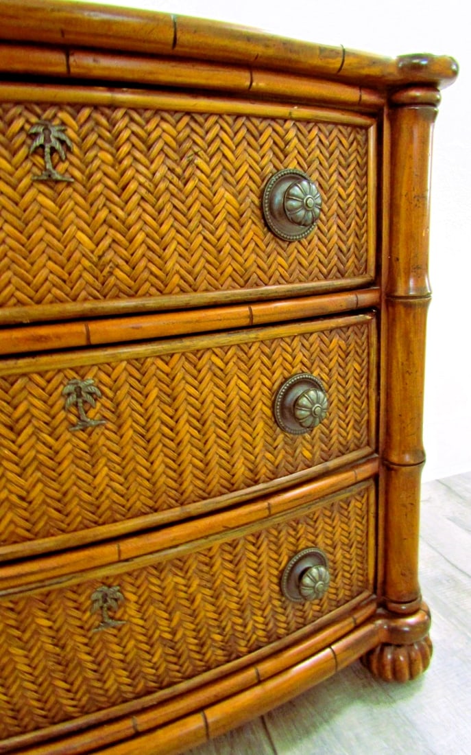 Tommy Bahama Landis Hall Bamboo Commode Chest Lexington Home Brands LHB 513-621 - 7