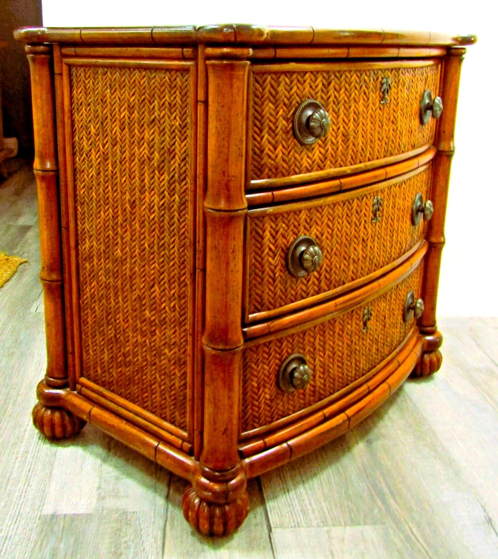 Tommy Bahama Landis Hall Bamboo Commode Chest Lexington Home Brands LHB 513-621 - 9