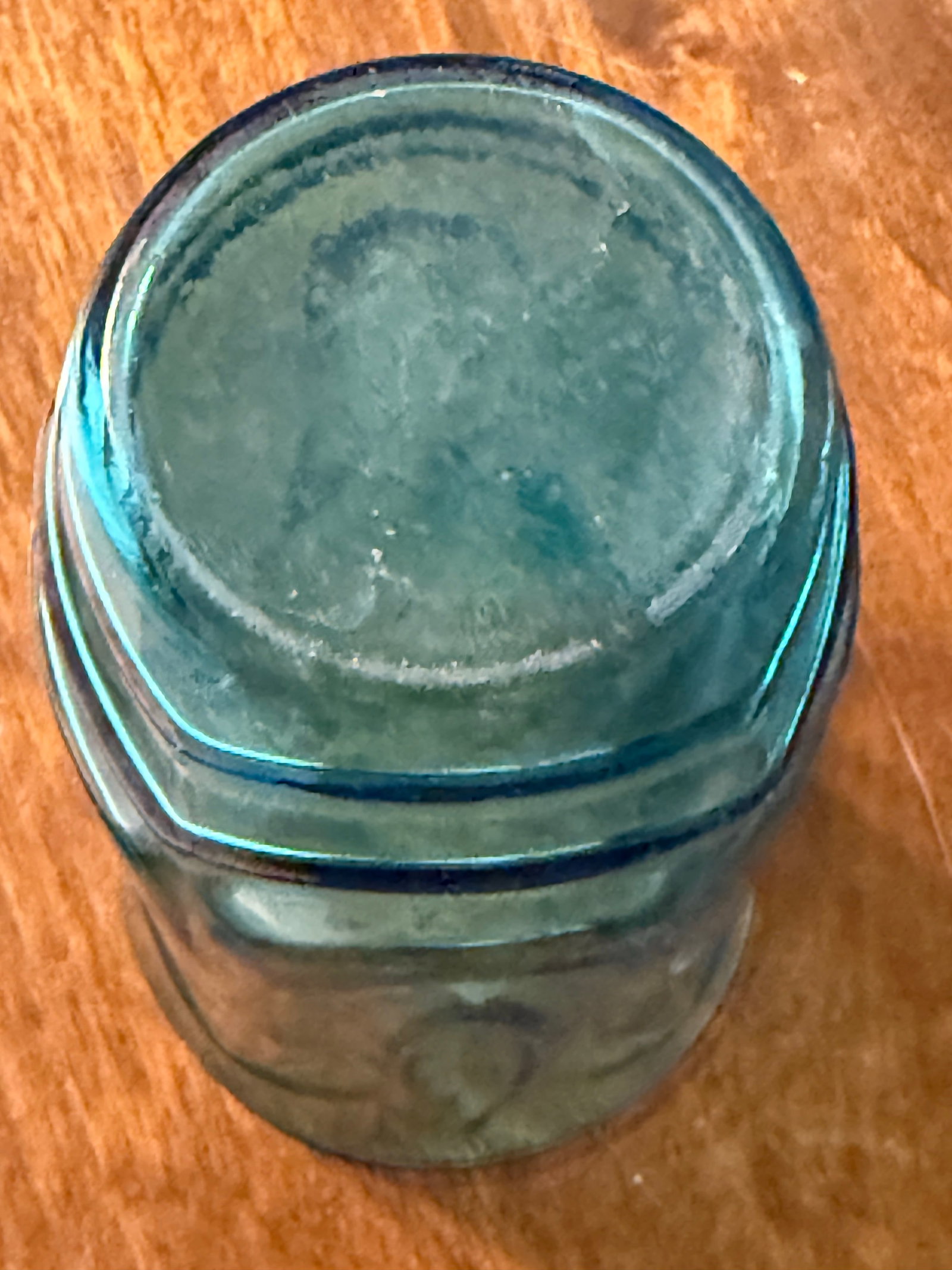 Anchor Hocking Colonial Tulip Laser Blue Glasses - Set of 5 - 9