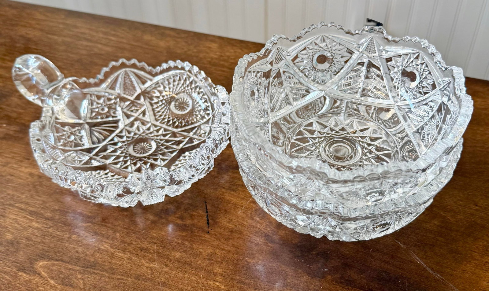 American Brilliant Nappy Bowls - Set of 3 - 12