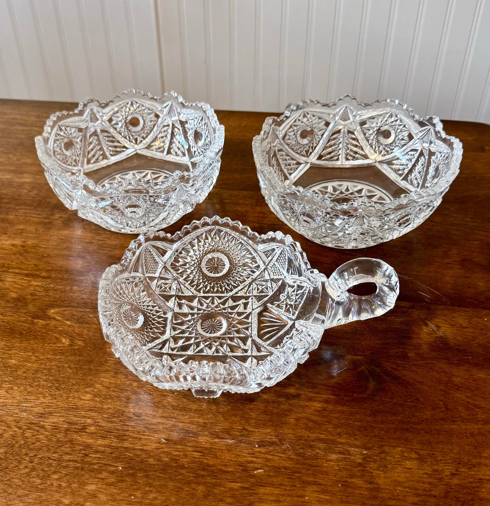 American Brilliant Nappy Bowls - Set of 3 - 3