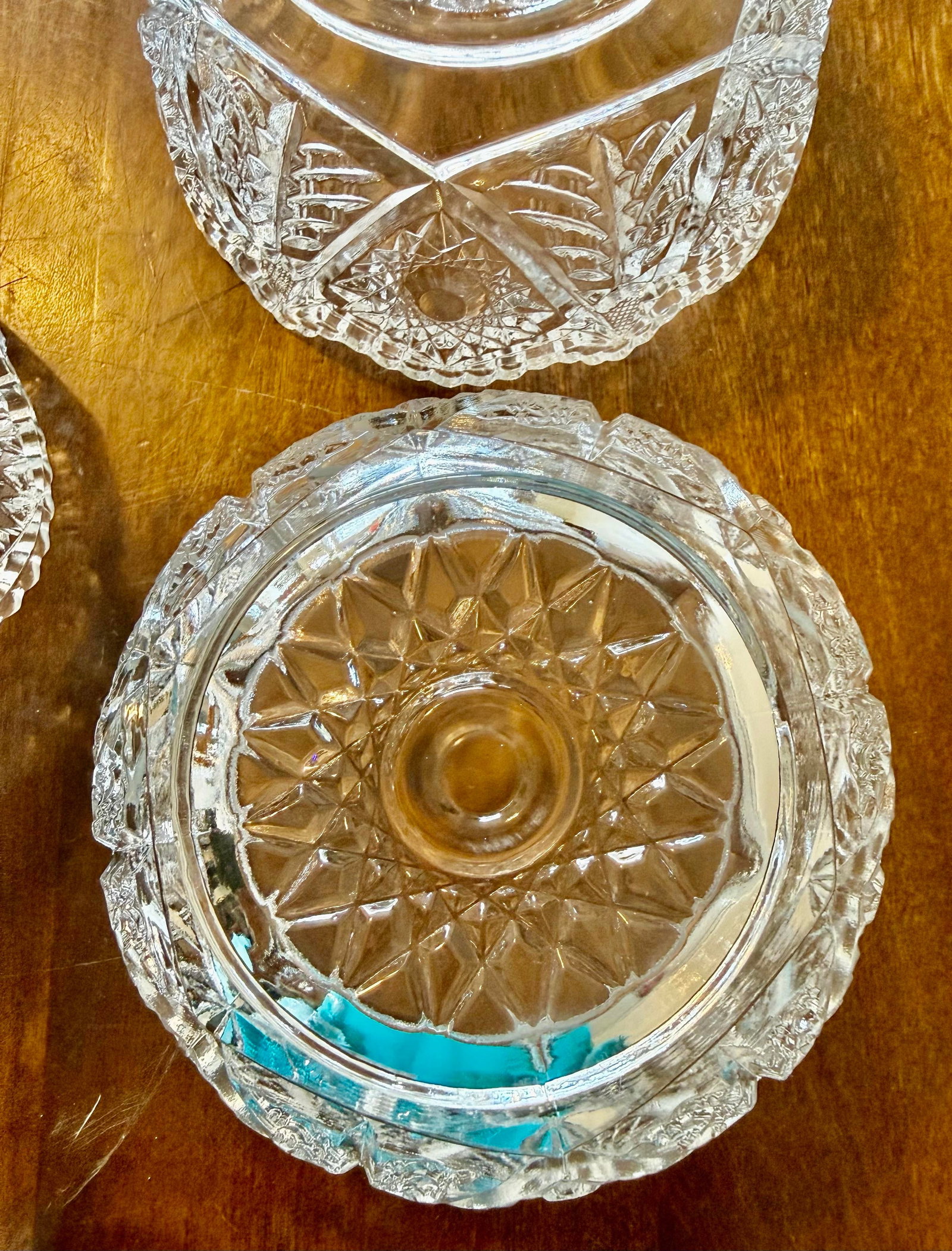 American Brilliant Nappy Bowls - Set of 3 - 7