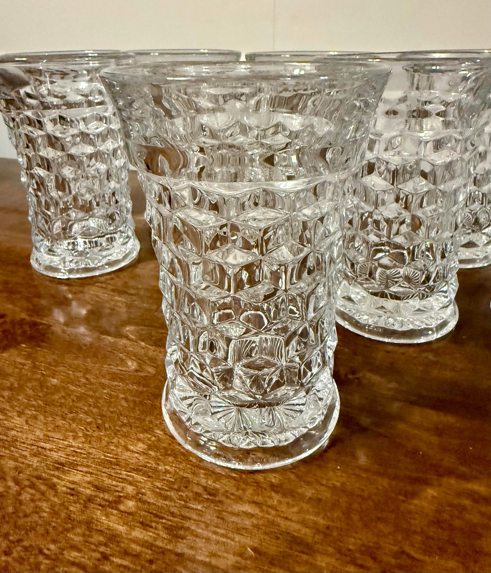 Fostoria 1930's American Flared Glass Set - 10pcs - 2