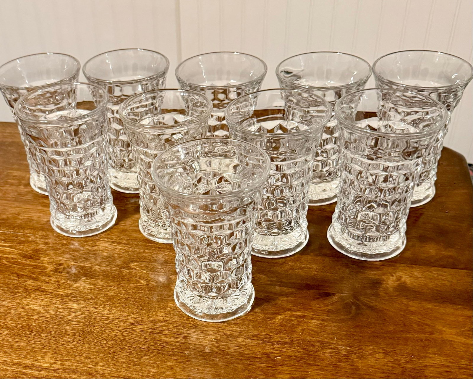 Fostoria 1930's American Flared Glass Set - 10pcs - 3