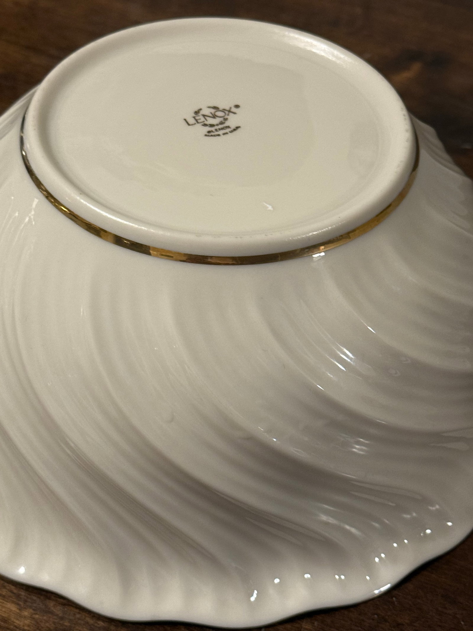 Lenox Richmond Collection Swirled Bowl - 5