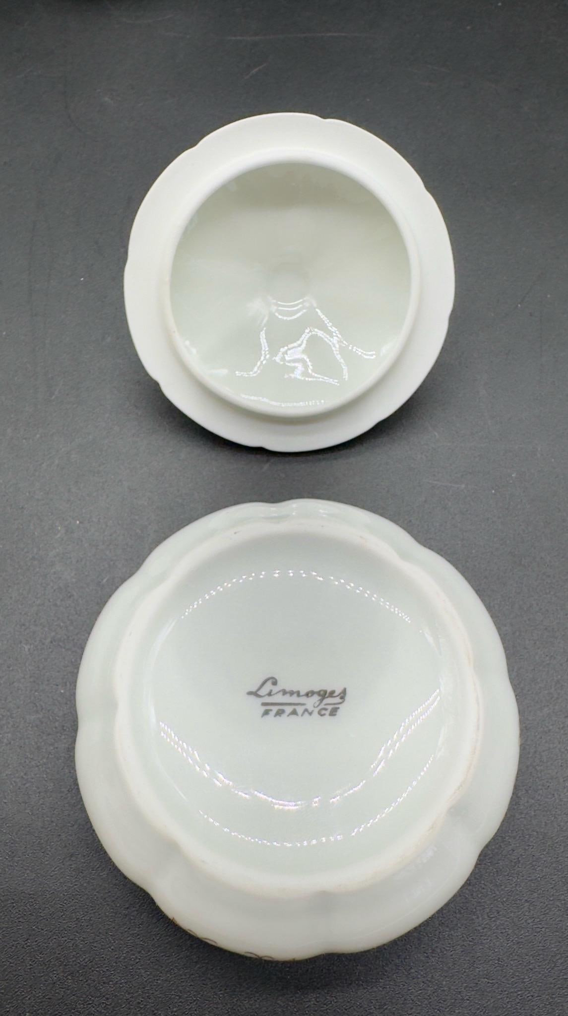 Limoges French Porcelain Dresser Set - 4