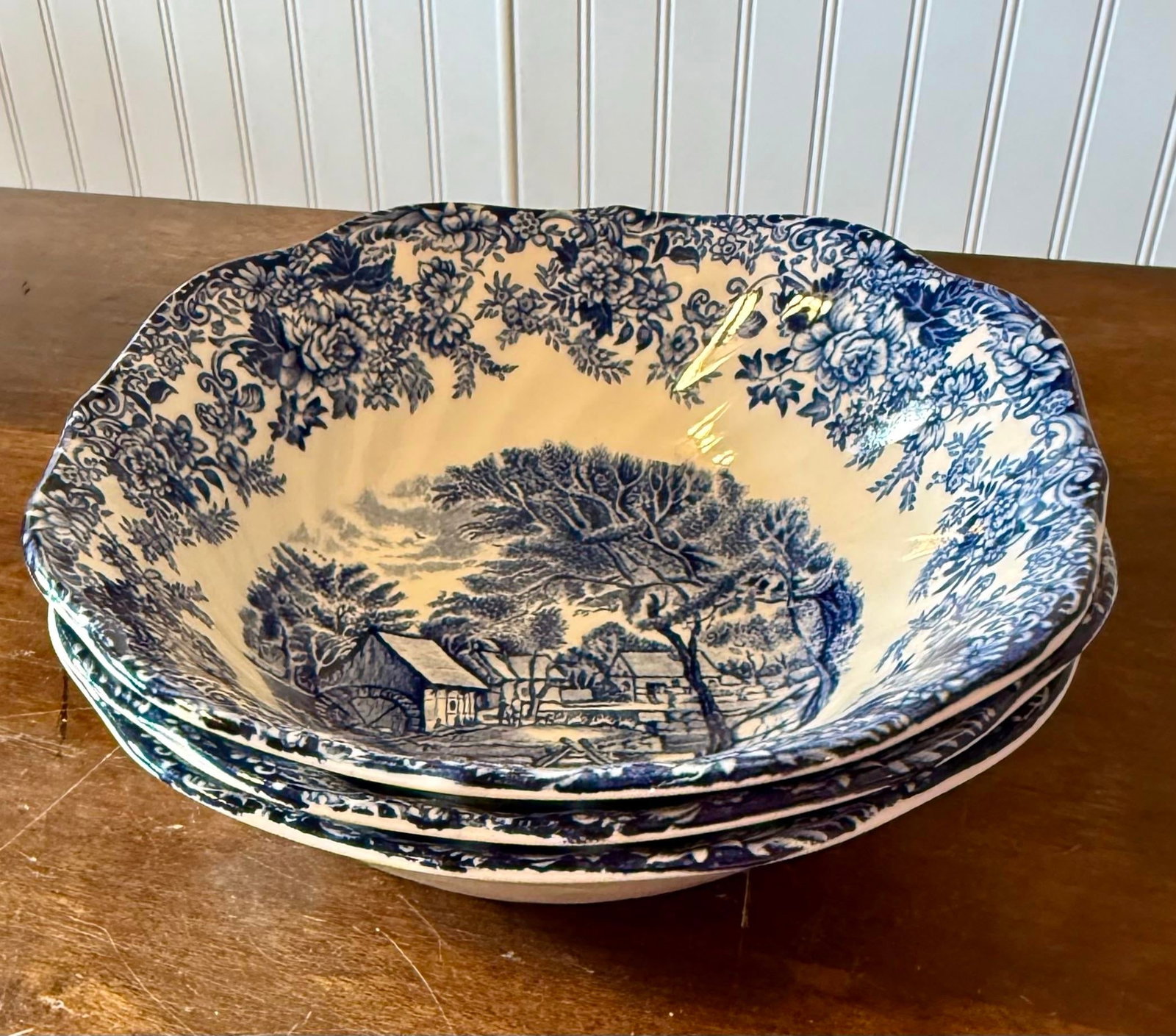 Mill Stream Bowls by Johnson Brothers - 3pcs - 11