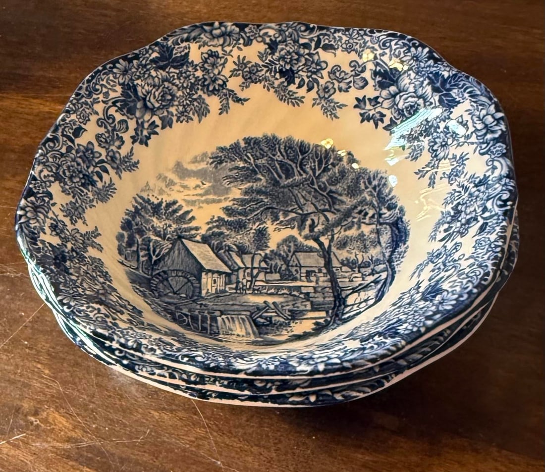 Mill Stream Bowls by Johnson Brothers - 3pcs - 8