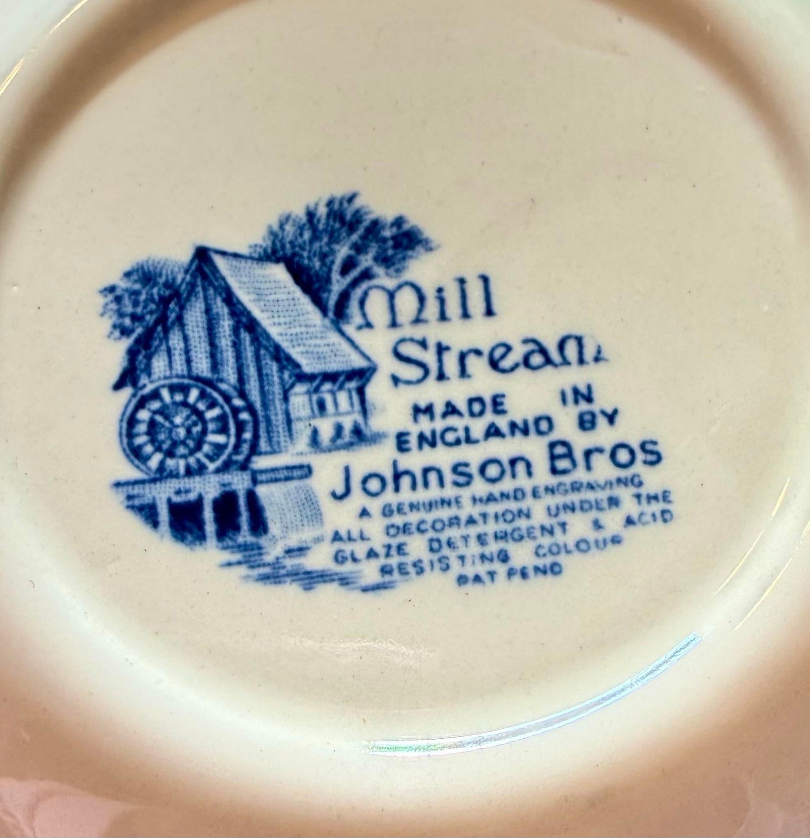 1950s Mill Stream Cereal Bowls by Johnson Brothers - Set of 3 - 2