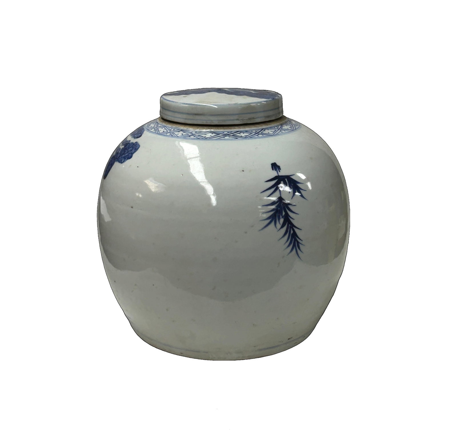 Oriental Blue White Big Kirin Riding Porcelain Large Ginger Jar - 2
