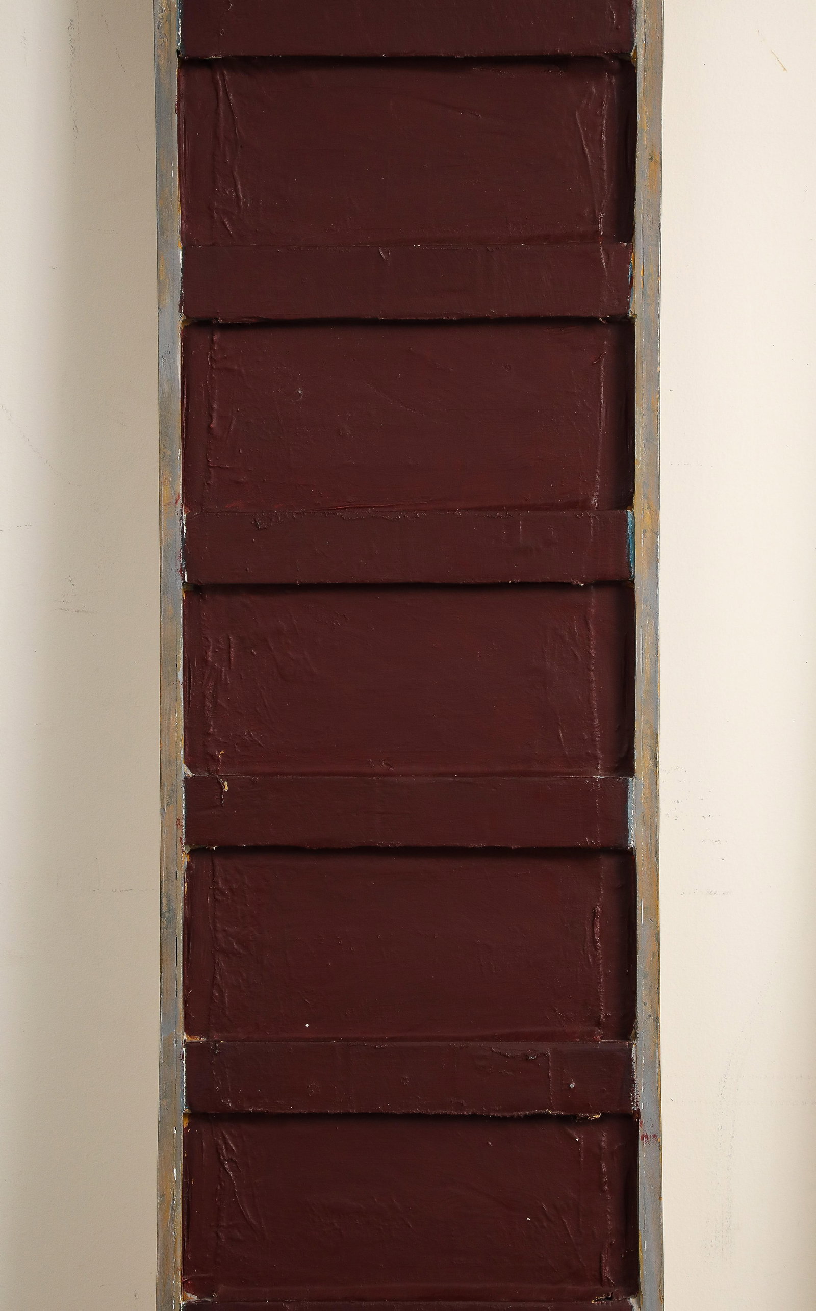 Bruce Robbins (American B. 1948), Plank (#3) & Plank (#7), Maroon & White, 1970s - 5