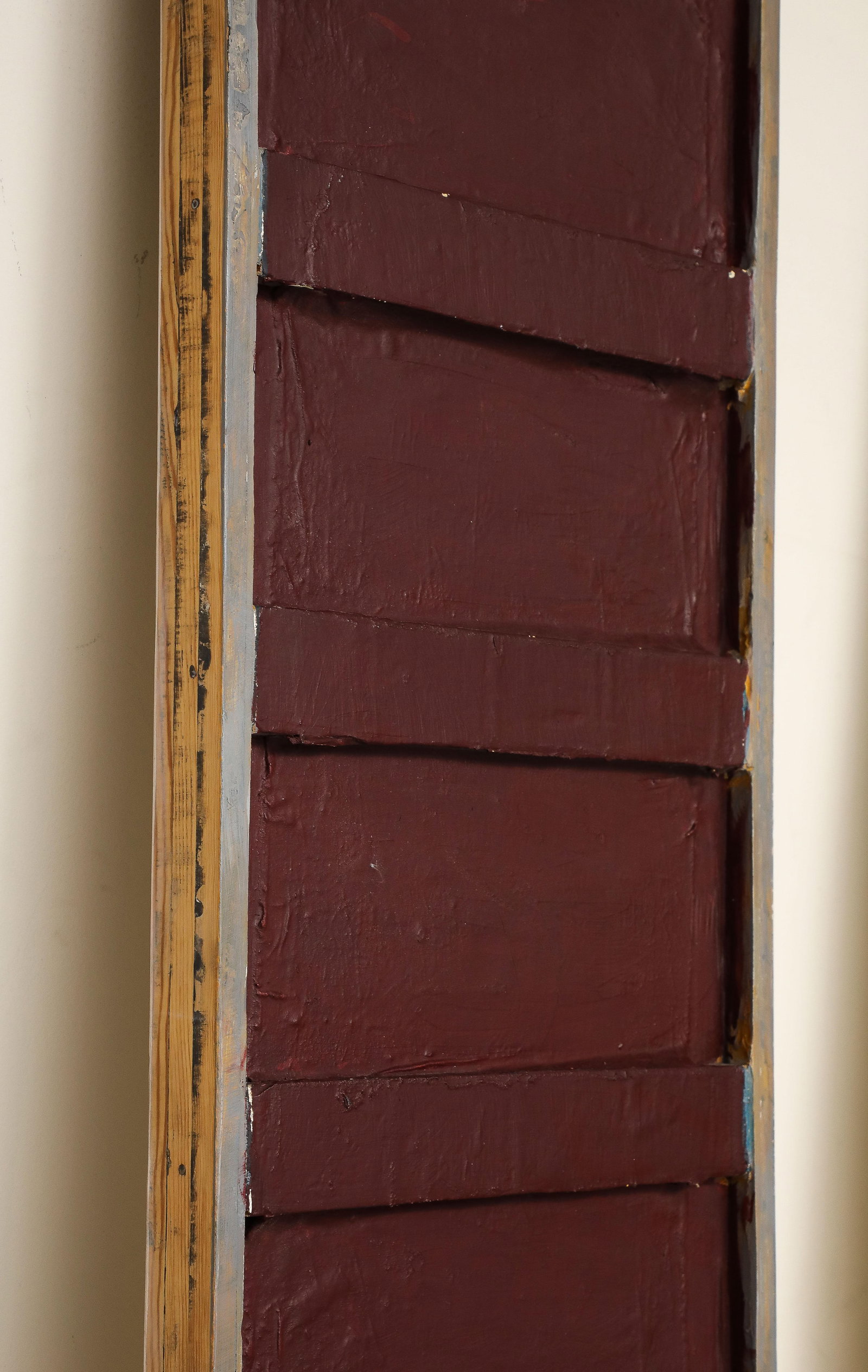Bruce Robbins (American B. 1948), Plank (#3) & Plank (#7), Maroon & White, 1970s - 9