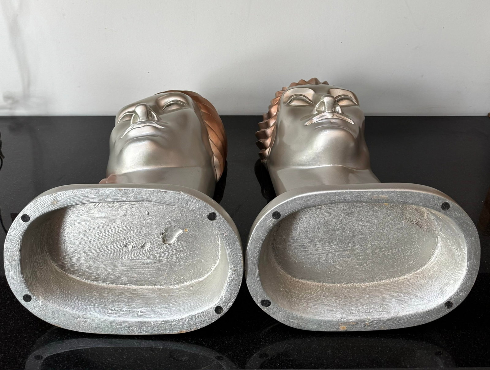 1980s Art Deco Revival Busts After Lora Marx -a Pair - 10