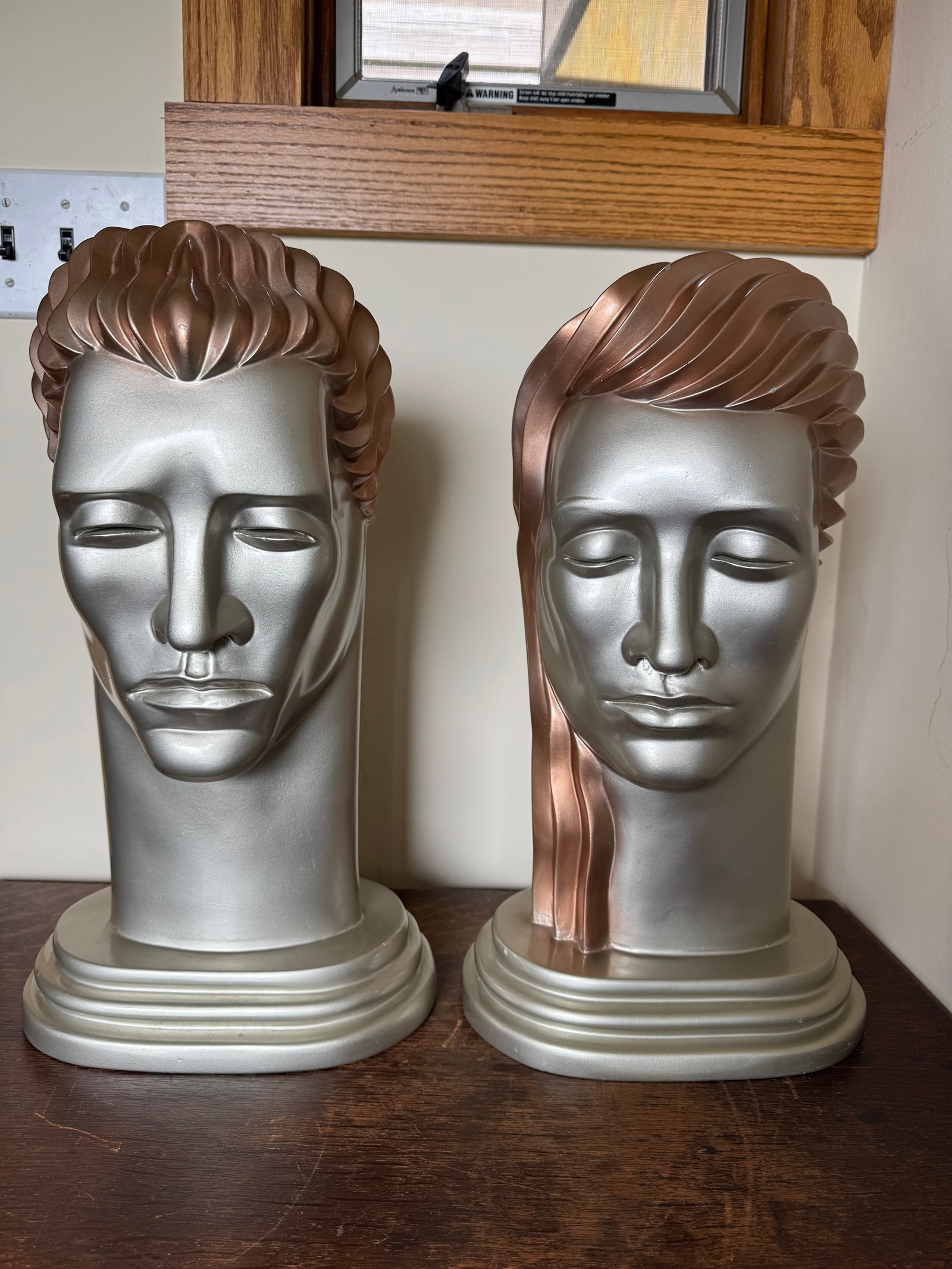 1980s Art Deco Revival Busts After Lora Marx -a Pair - 15