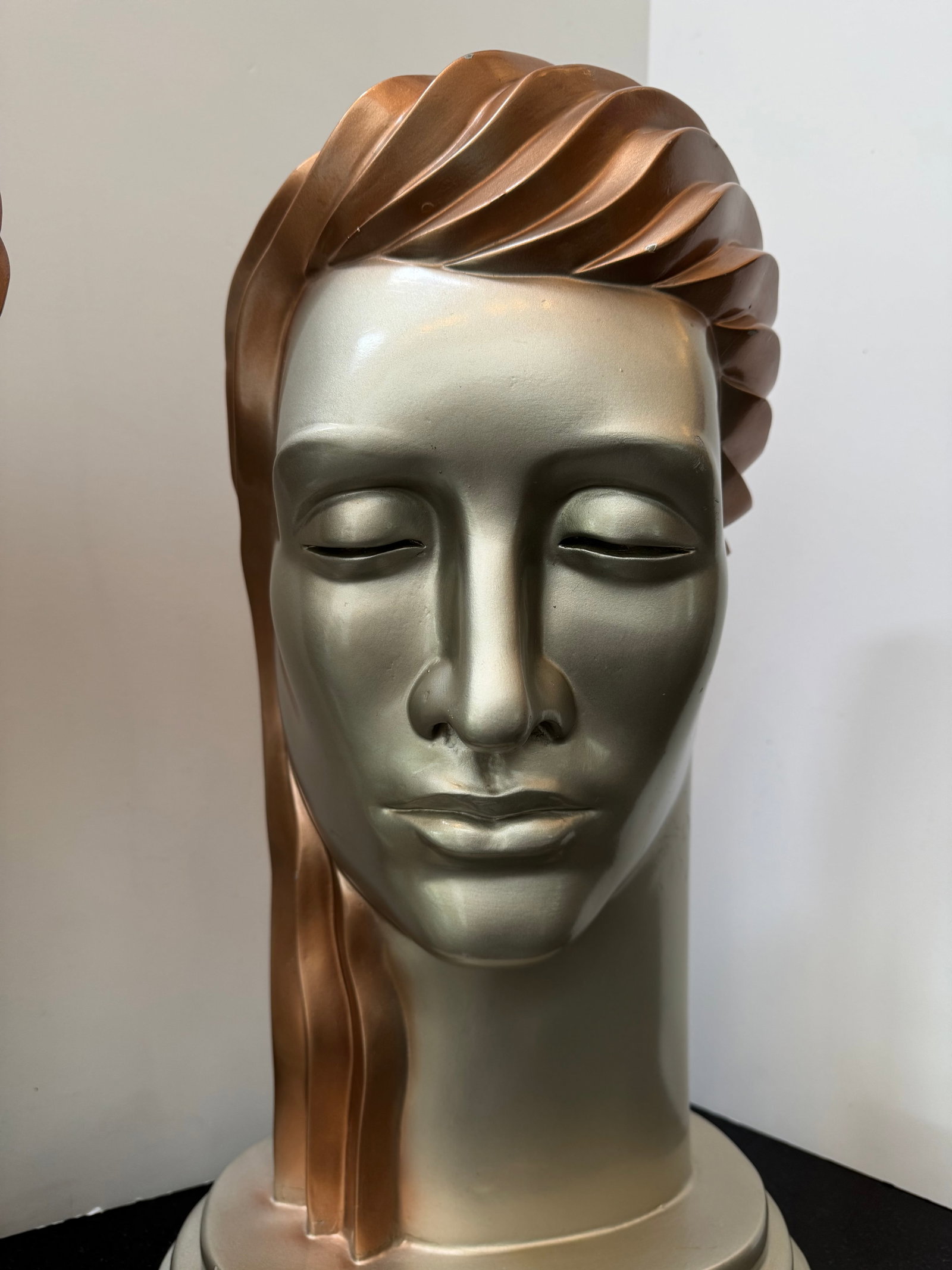 1980s Art Deco Revival Busts After Lora Marx -a Pair - 6