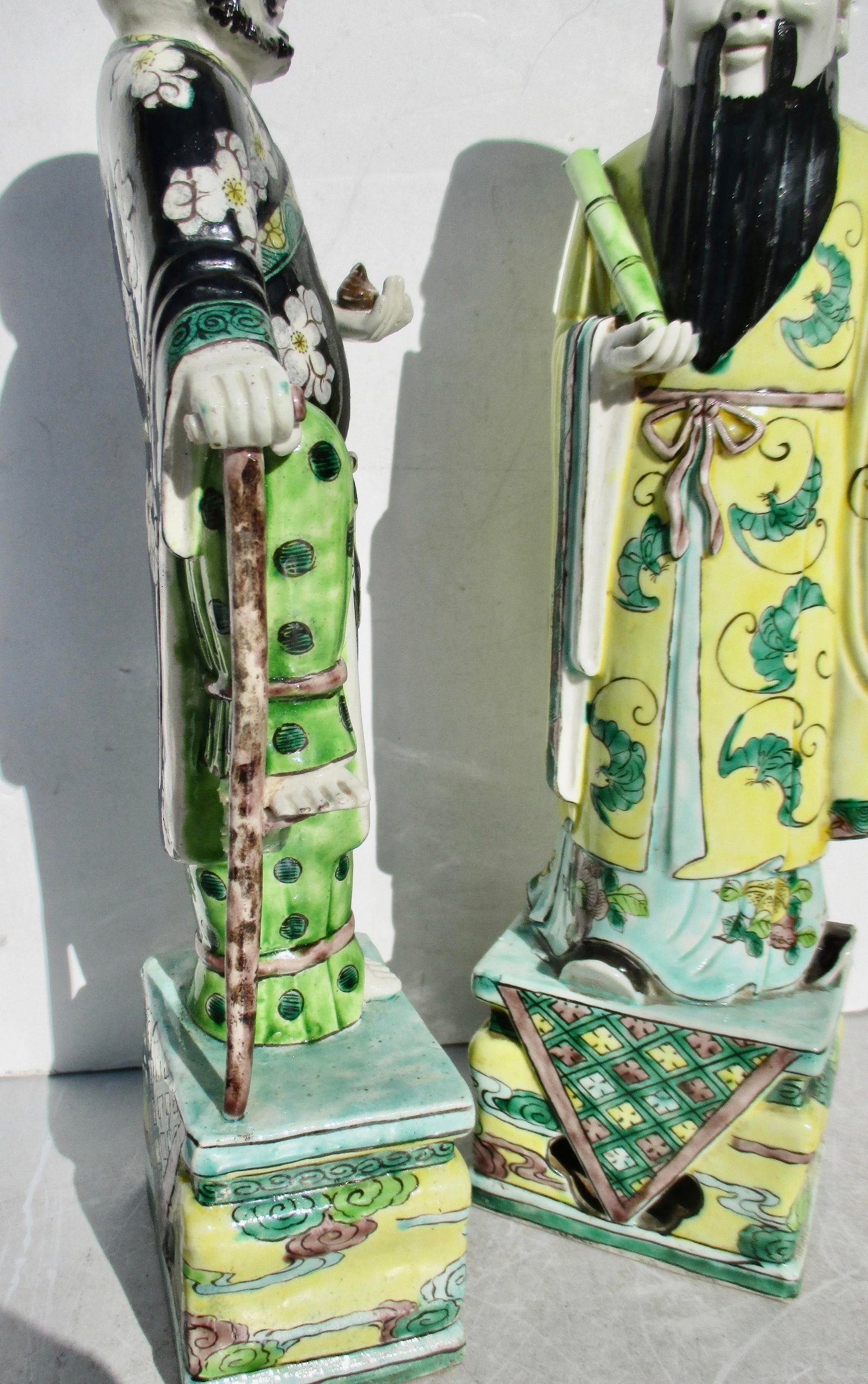 Kang Xi Sancai Porcelain Figures -a Pair of 2 - 13