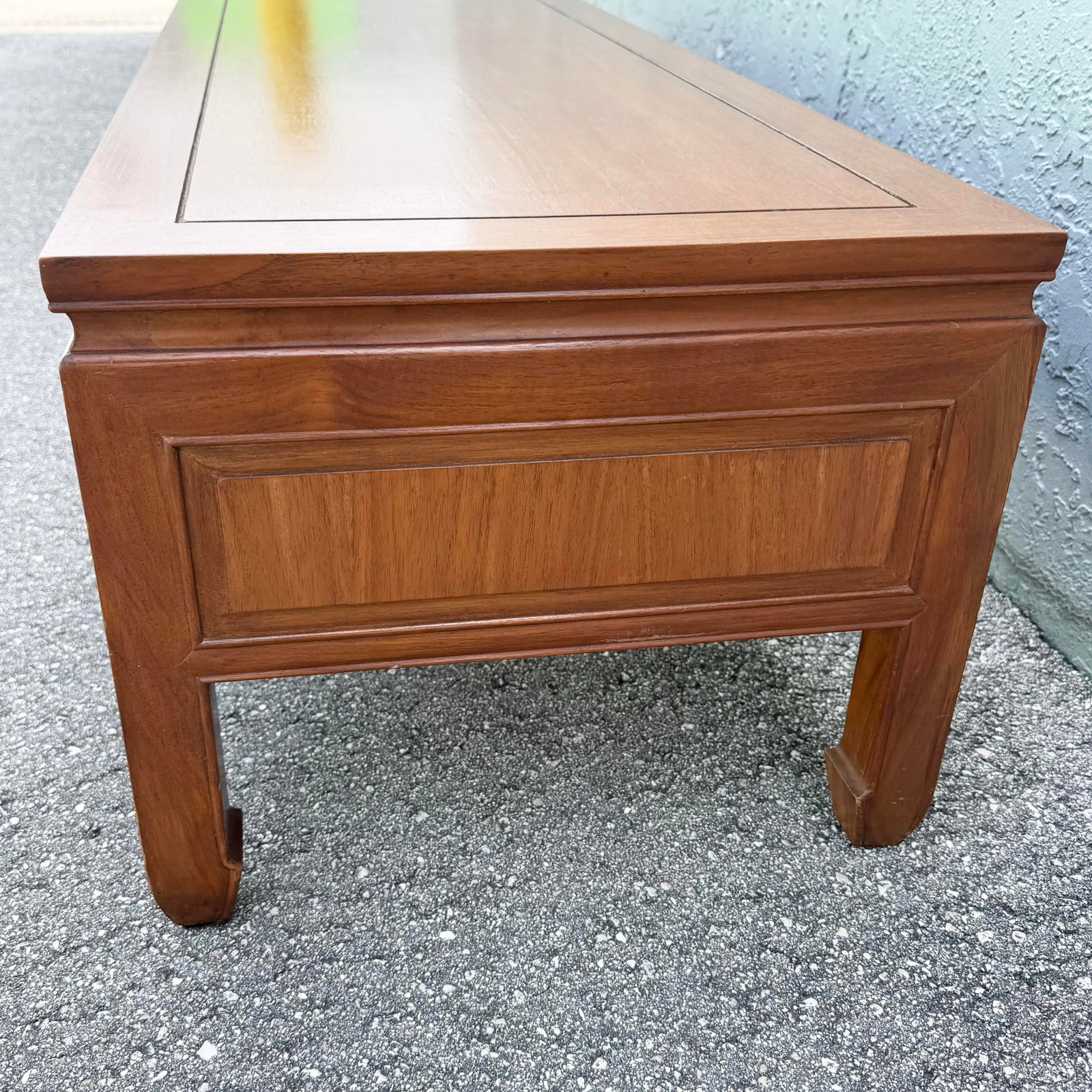 Taiwanese Ming Style Walnut Coffee Table by Ricardo Lynn - 3