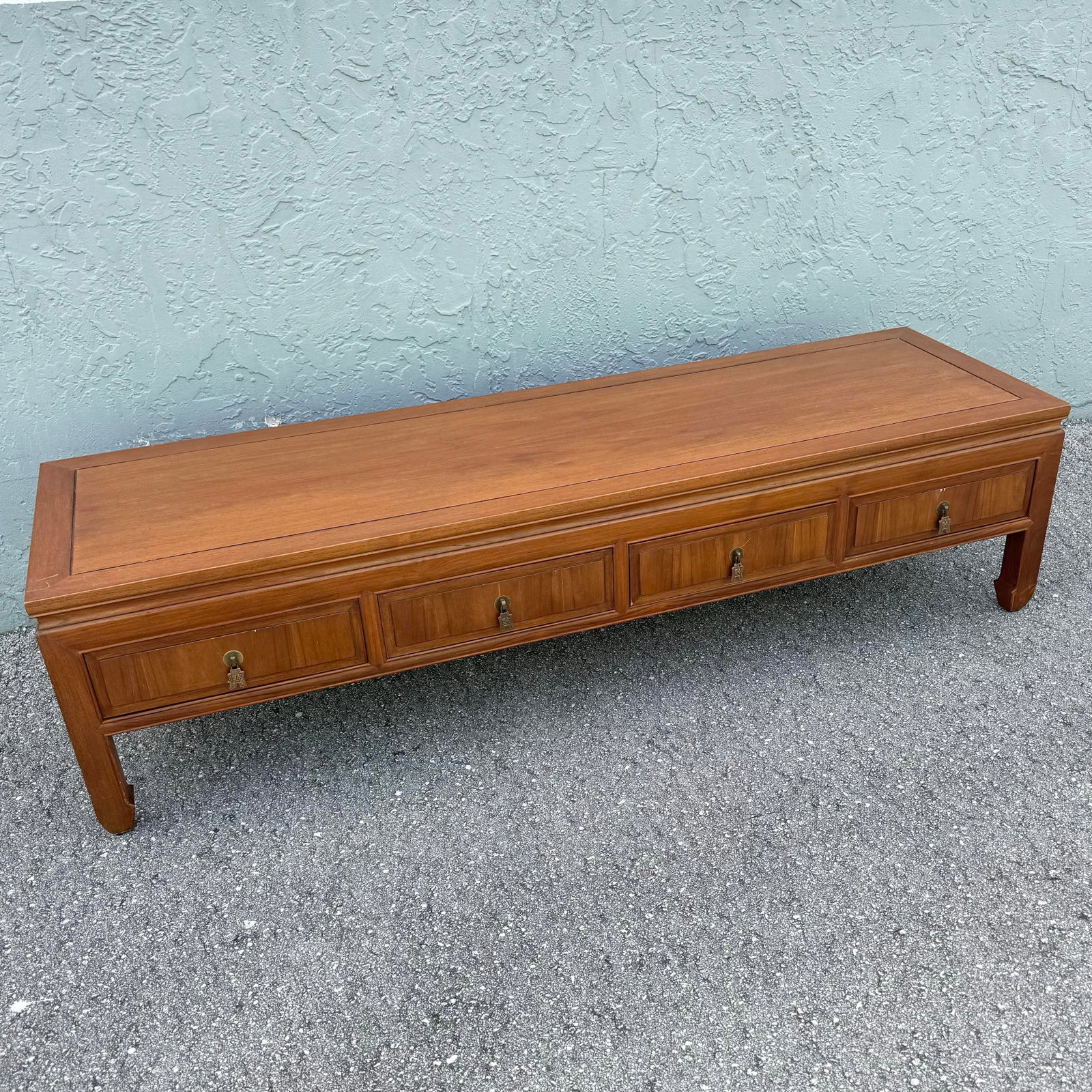 Taiwanese Ming Style Walnut Coffee Table by Ricardo Lynn - 6