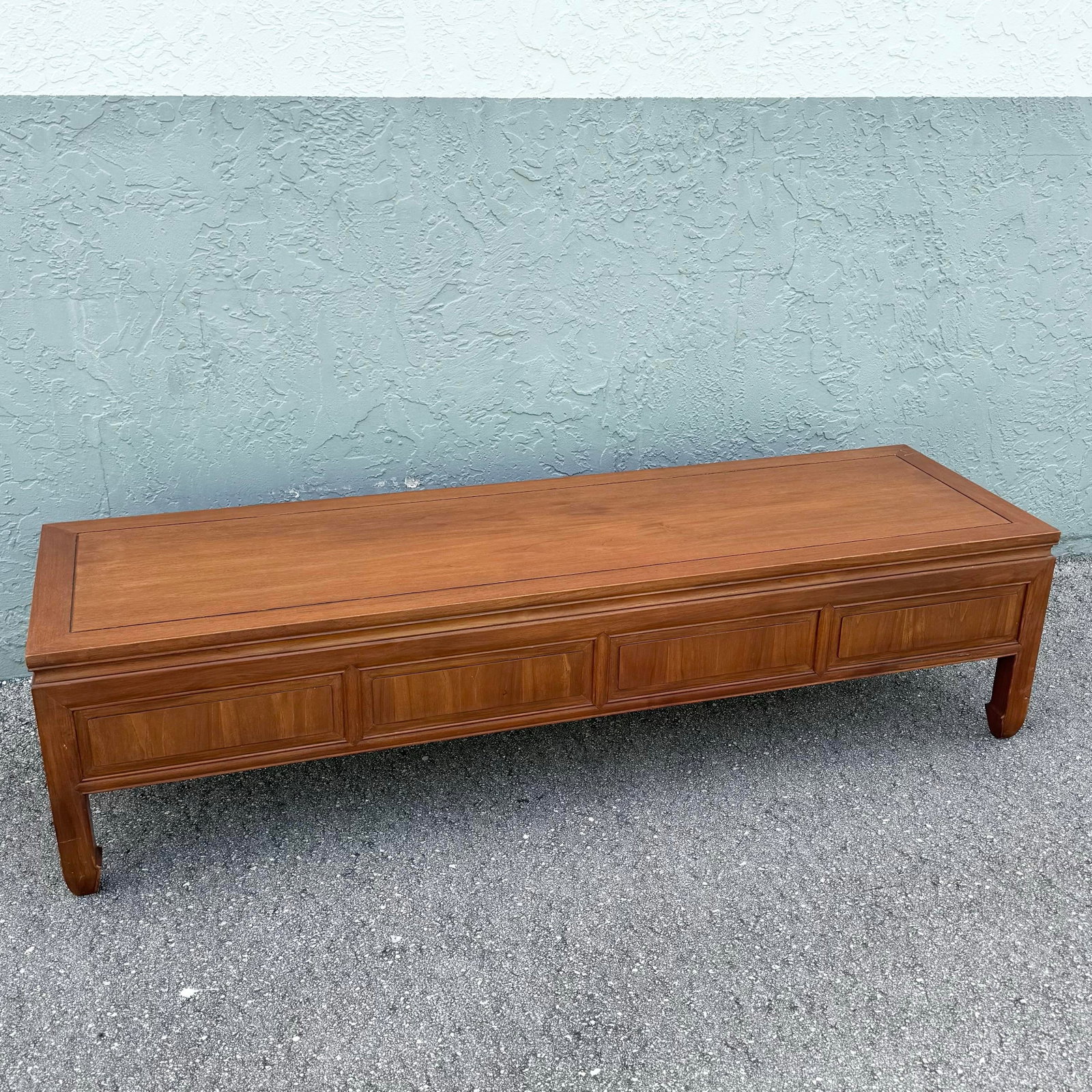 Taiwanese Ming Style Walnut Coffee Table by Ricardo Lynn - 7
