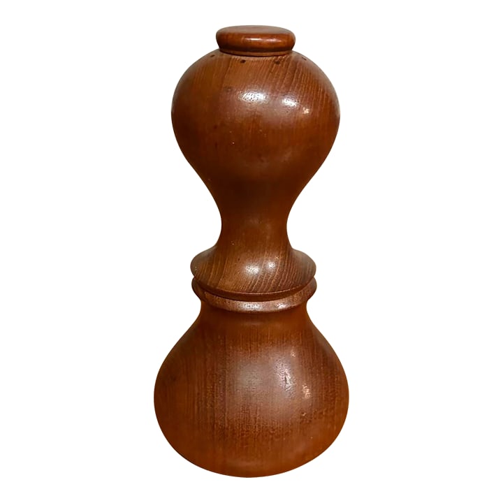Mid 20th Century Jens Quistgaard for Dansk Designs Teak Salt and Pepper Mill: Jens Quistgaard for Dansk teak salt and pepper mill. Gorgeous teak, great lines and curves, classic Dansk Designs Ltd, made in Denmark, with the metal Peugeot grinder. The top plug pops off to add
