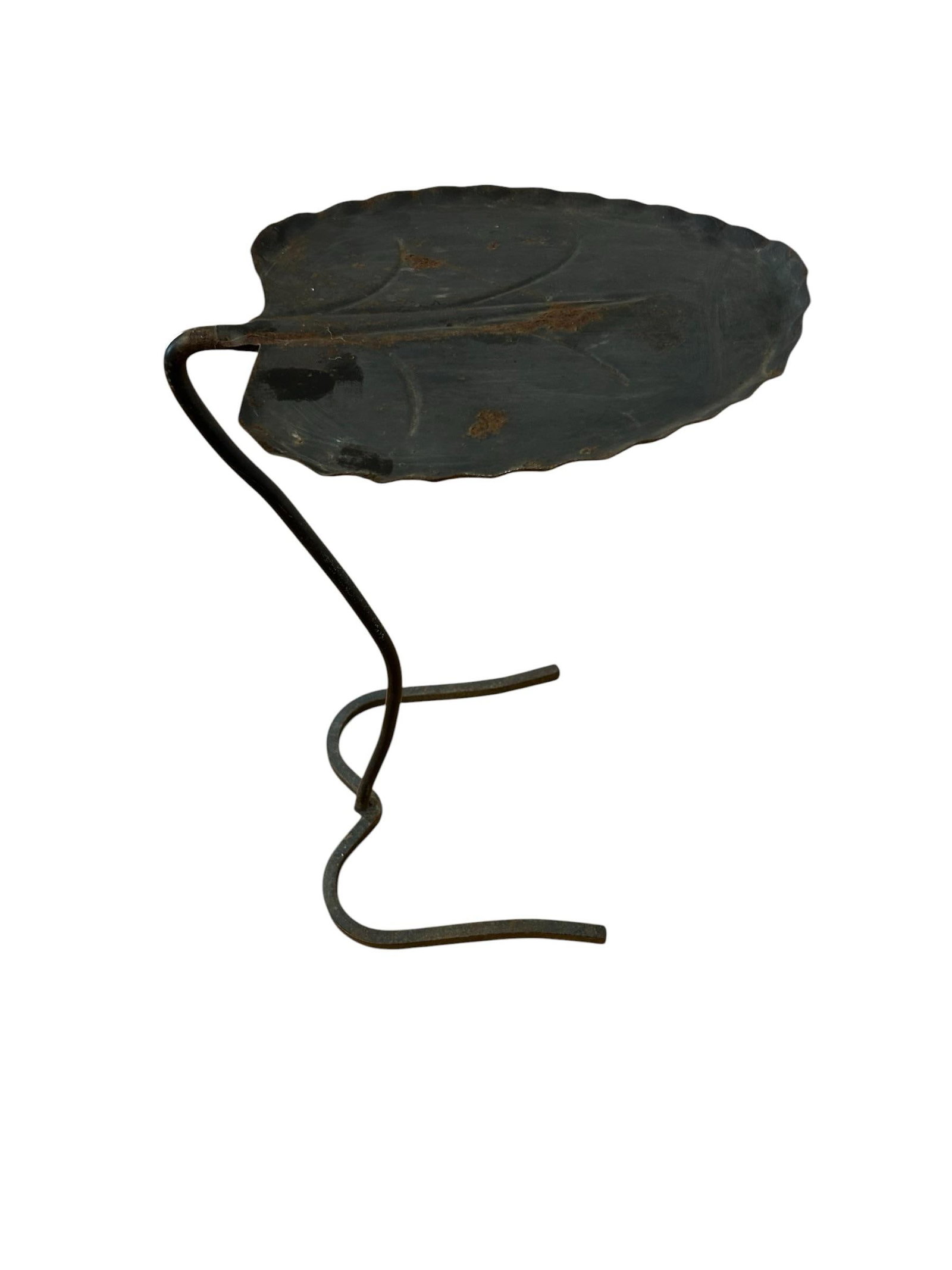 Vintage Black Salterini Lilly Pad Table - 2
