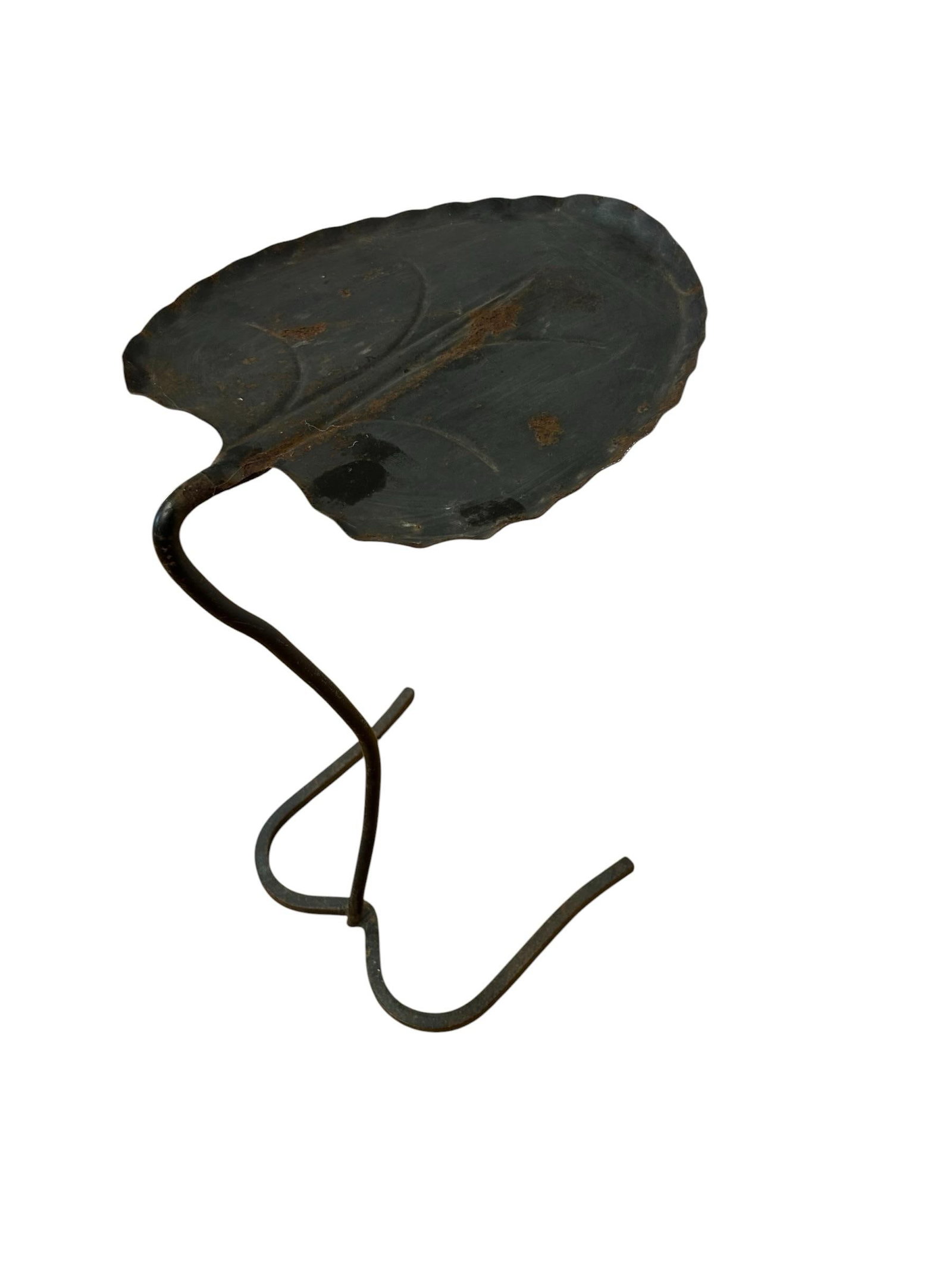 Vintage Black Salterini Lilly Pad Table - 3