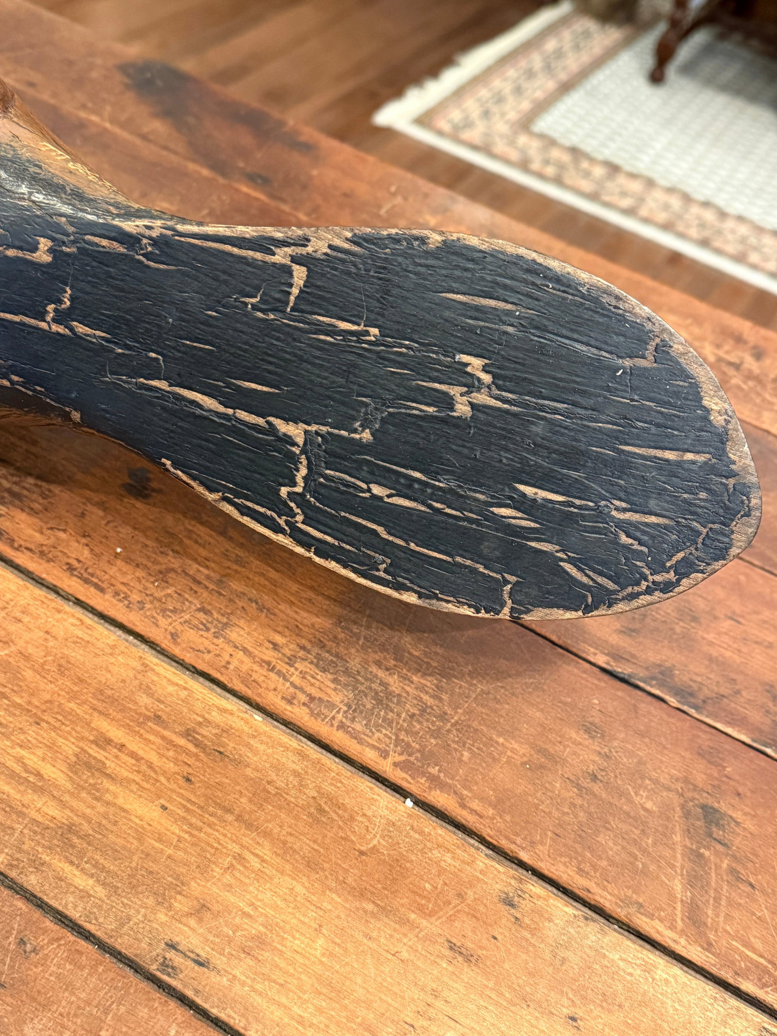 Michel Fortin Folk Art Beaver Carving Signed Quebec Sculpture - 18